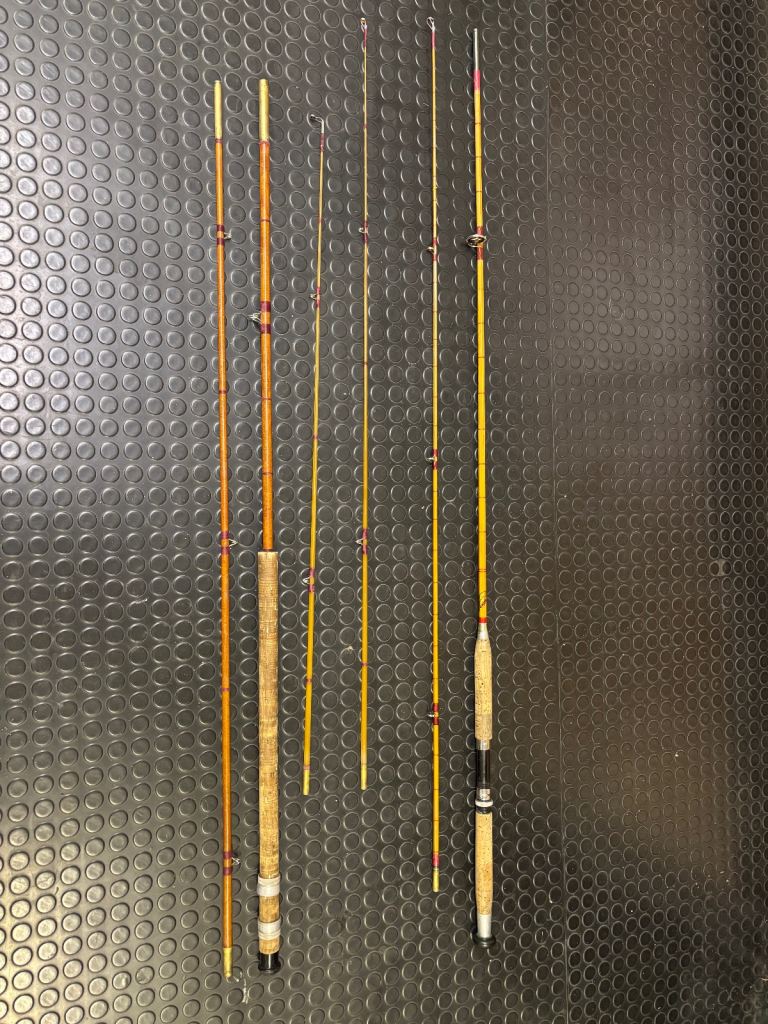 2 split cane fly fishing rods