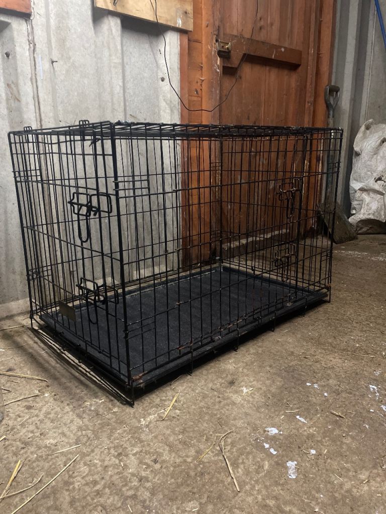 Dog Cage two doors 