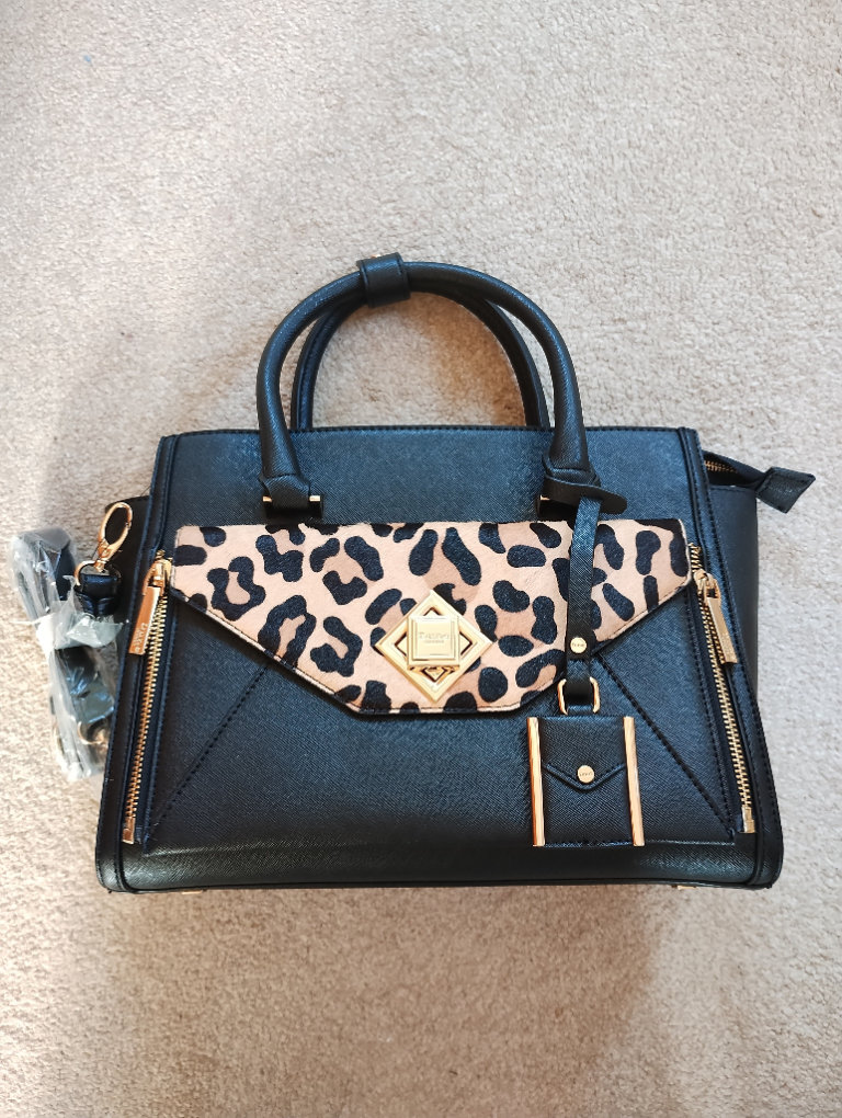 Dune black / leopard handbag 