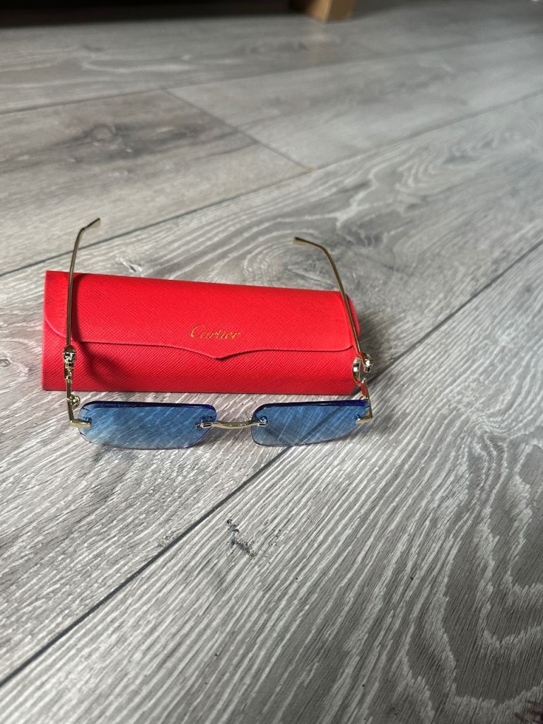 Cartier panthere gold glasses
