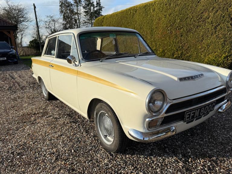 1965 Ford Cortina 2 door . UK Car with Excellent History . saloon Petrol Manual