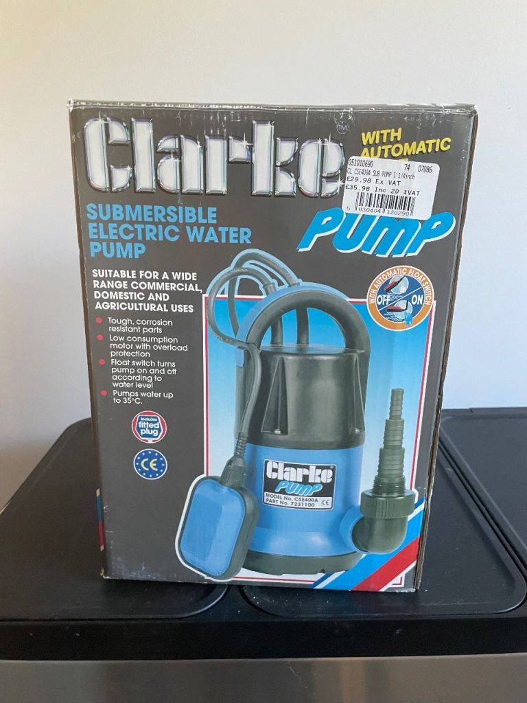 Clarke Submersible Electric Water Pump – NEW