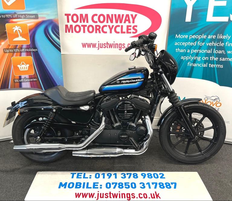 HARLEY DAVIDSON XL1200 NS IRON 1200, 2018(18), 2 OWNERS, 12,326 MILES, ONLY £599
