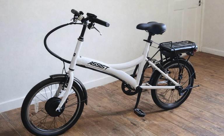 Assist Step-Thru Electric Hybrid Bike 
