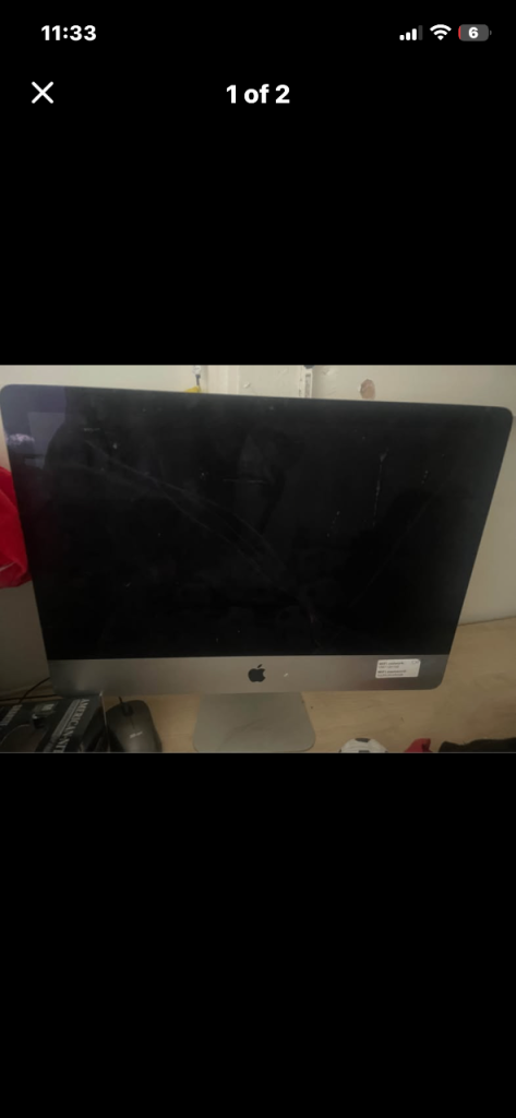 Apple iMac Desktop PC with Keyboard – Fair Condition