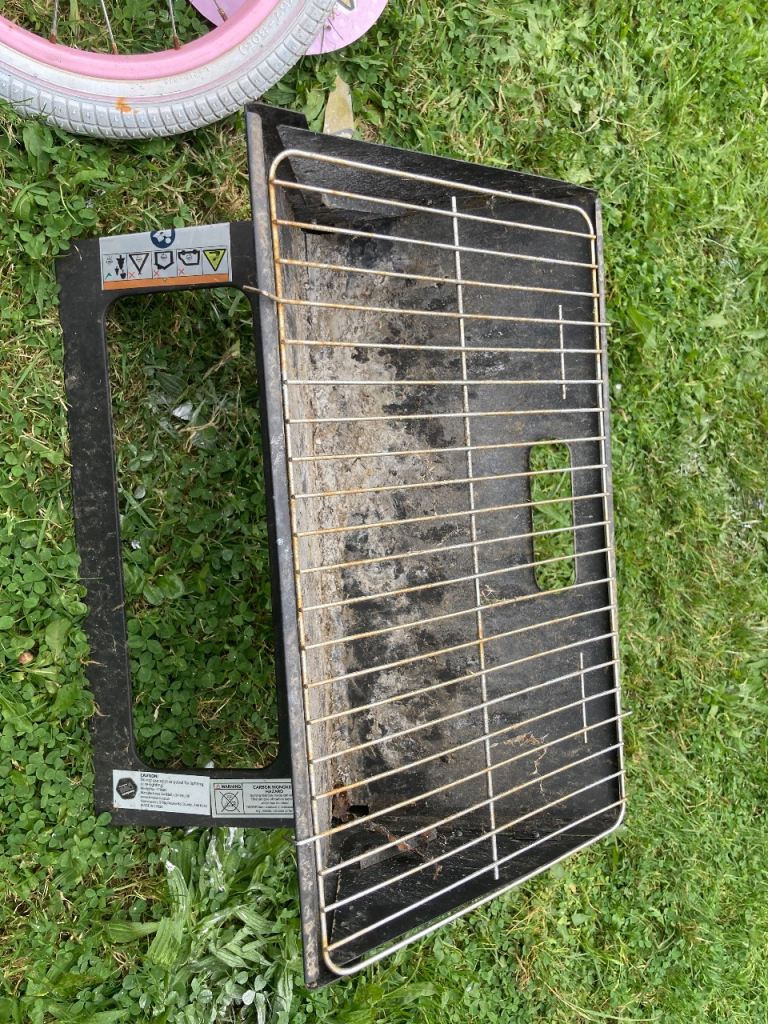 Used BBQ Grill Plate and Frame – Fair Condition