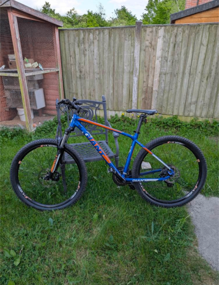 Giant ATX bike orange and blue