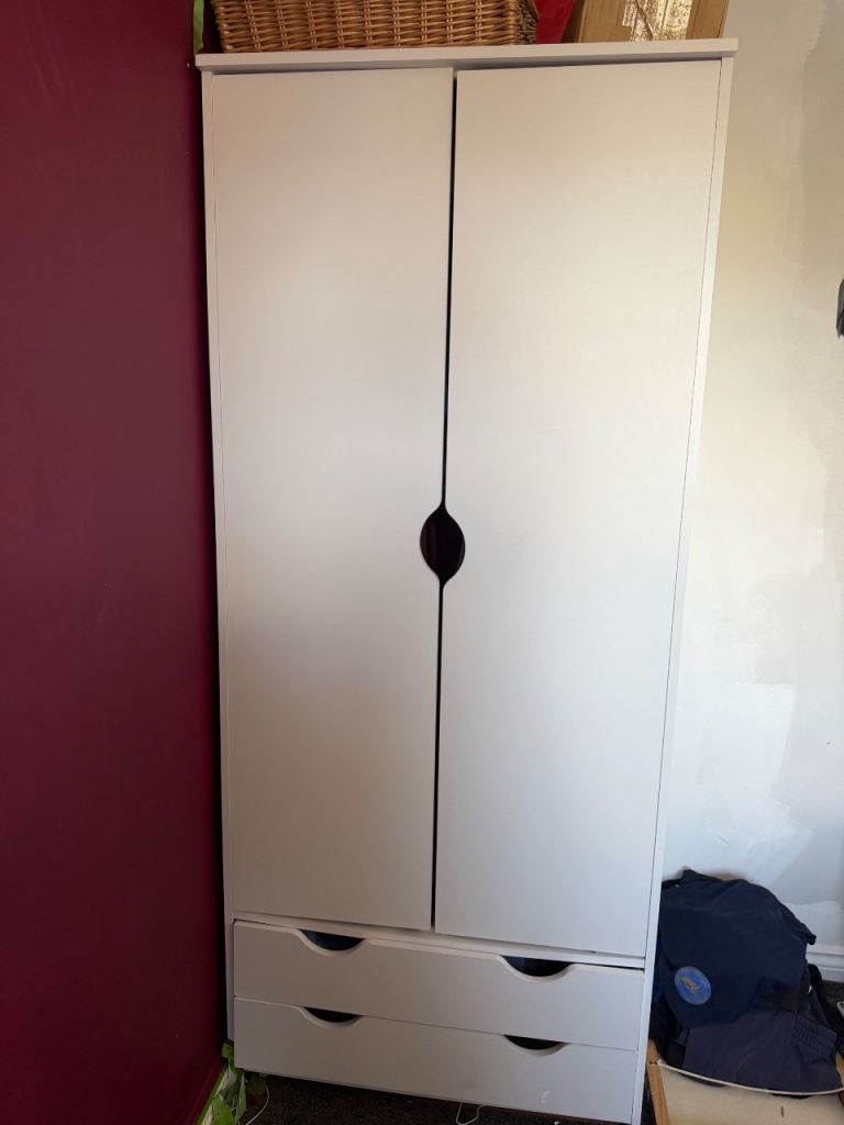 Desk and Wardrobe