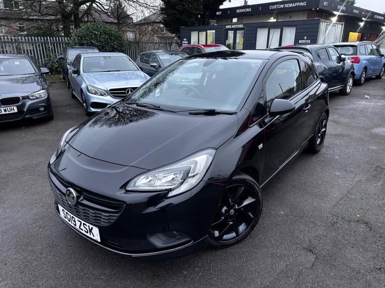 2019 Vauxhall Corsa 1.4i ecoTEC SRi VX Line Nav Black Euro 6 3dr HATCHBACK Petrol Manual