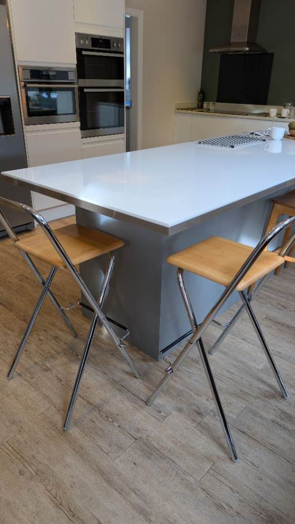 Two breakfast bar/island stools