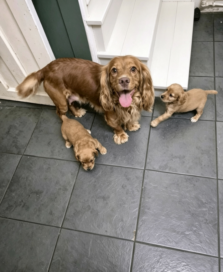 Cocker spaniel puppies
