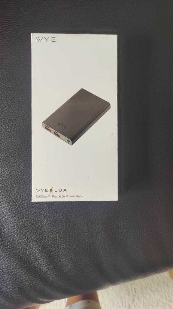 WYE LUX 20000mAh Portable Power Bank – Brand New