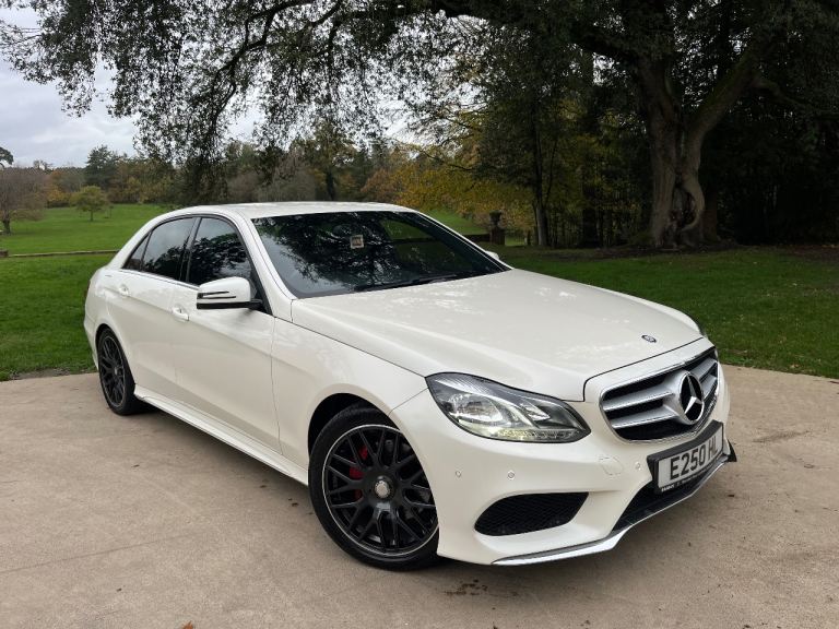 Mercedes E250 CDI AMG SPORT, Auto, private plate, White, luxury saloon, FSH, stunning!