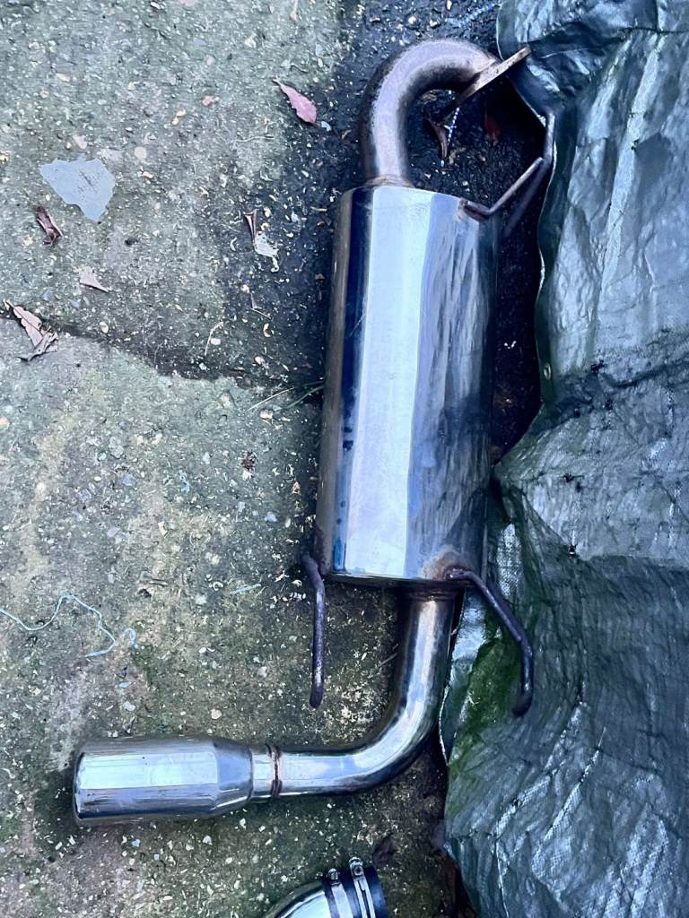 Mazda mx5 mk2 stainless steel exhaust back box 
