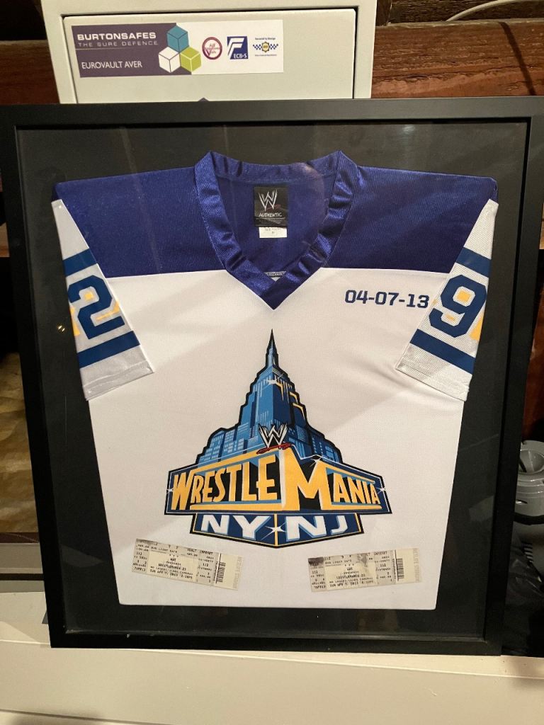 WWE framed wrestlemania 29 top