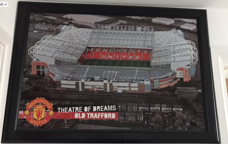 Theatre of Dreams : Old Trafford Manchester United Stadium Oil paint picture 