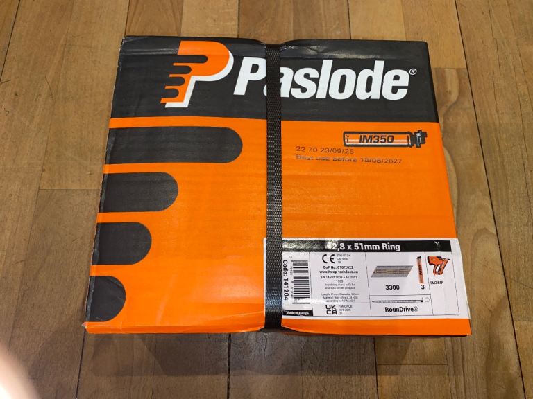 Genuine PASLODE 2,8 x 51mm Nails IM350