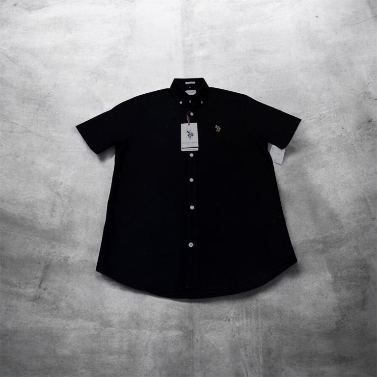 U.S. Polo Assn Navy Short Sleeve Shirt – Size S – BNWT Classic Fit Button Up