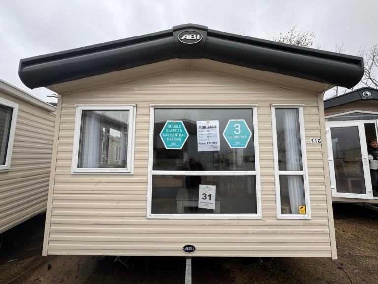 3 Bed ABI Static Caravan DG, CH, New Carpets - Offsite Sale / Self Build / Farms