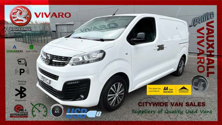 2022 Vauxhall Vivaro 2700 1.5d 120PS Sportive H1 Van PANEL VAN Diesel Manual