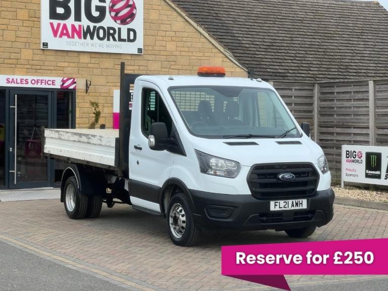 Ford Transit 350 TDCI 130 L2 LEADER ECOBLUE MWB SINGLE CAB ALLOY TIPPER DRW RWD