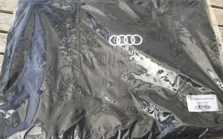 Audi roof carrier bag