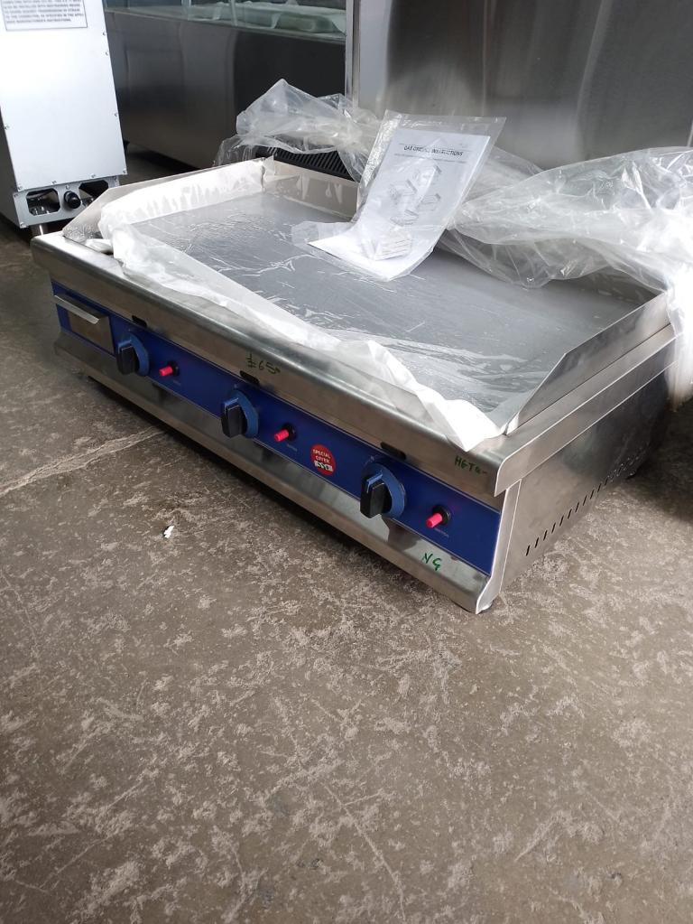 3 burner gas griddle hotplate Lpg NG new