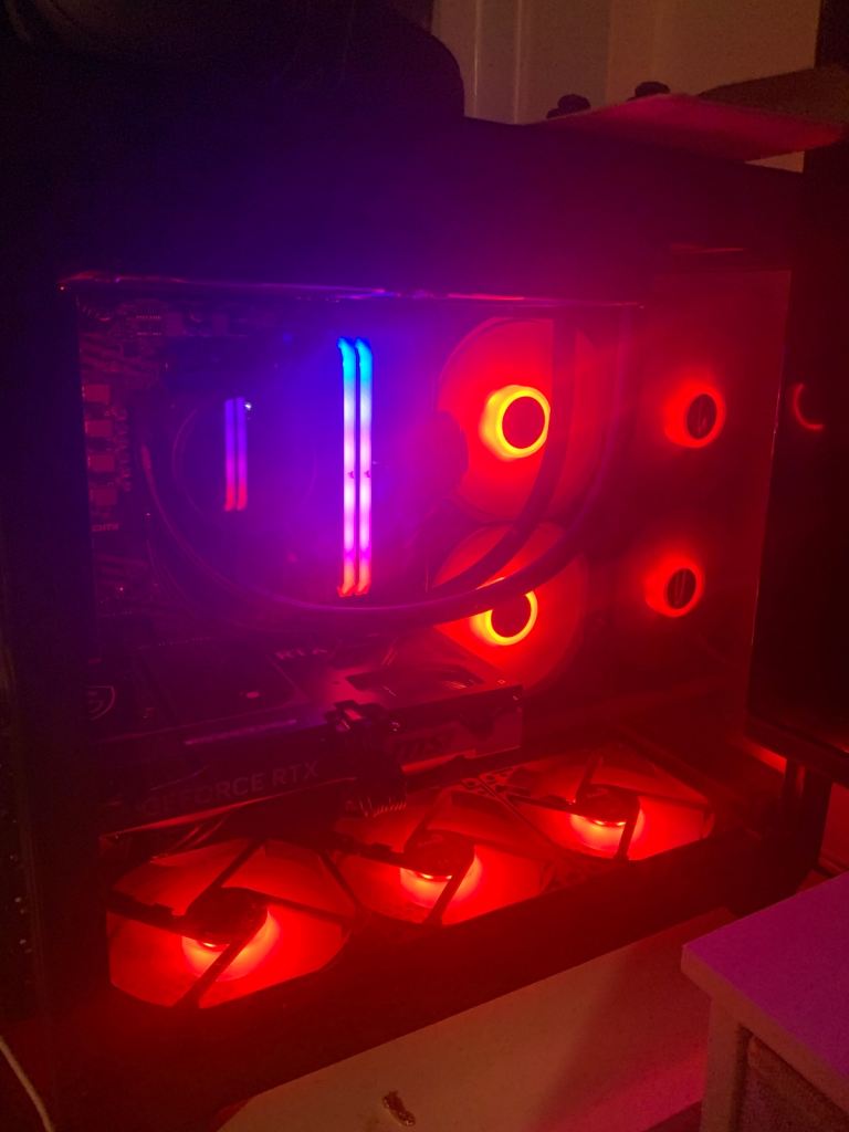 Gaming PC Setup with Monitor, Keyboard, and Razer Mouse, £750.00 for Sale