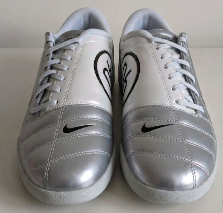 Nike Football Boots - Silver & White, new Condition