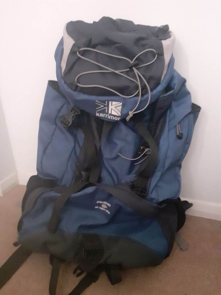 Karrimor  65L Rucksack – Blue, Good Condition