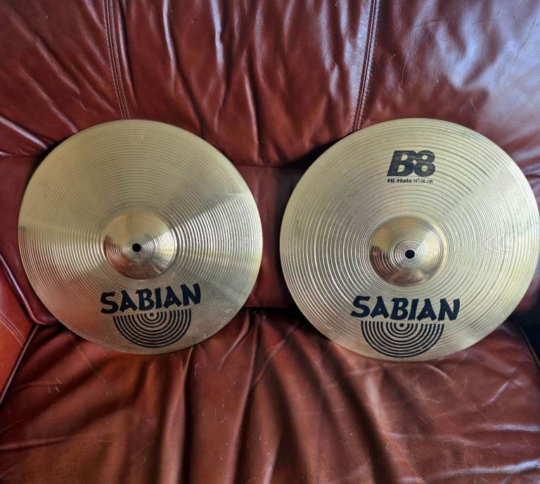 SABIAN FULL CYMBAL SET & CASE.