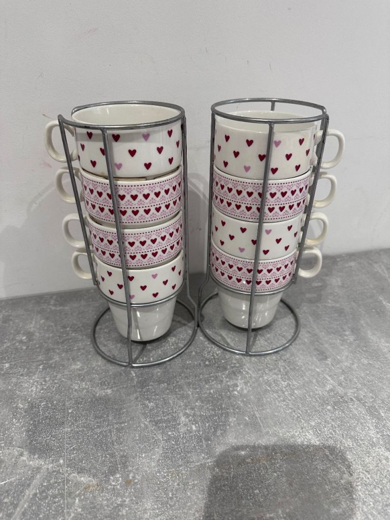 Mug set with holder