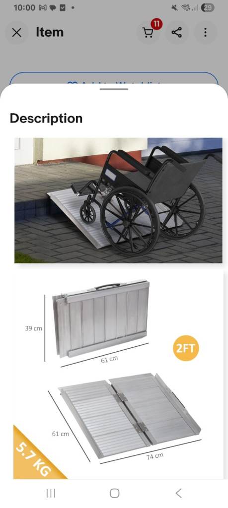 Folding ramp brand new 