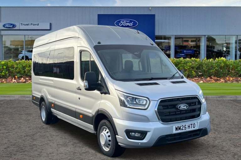 2025 Ford Transit 460 Limited AUTO L4 H3 ELWB High Roof 17 Seat Minibus RWD 2.0 EcoBlue 165ps Min...