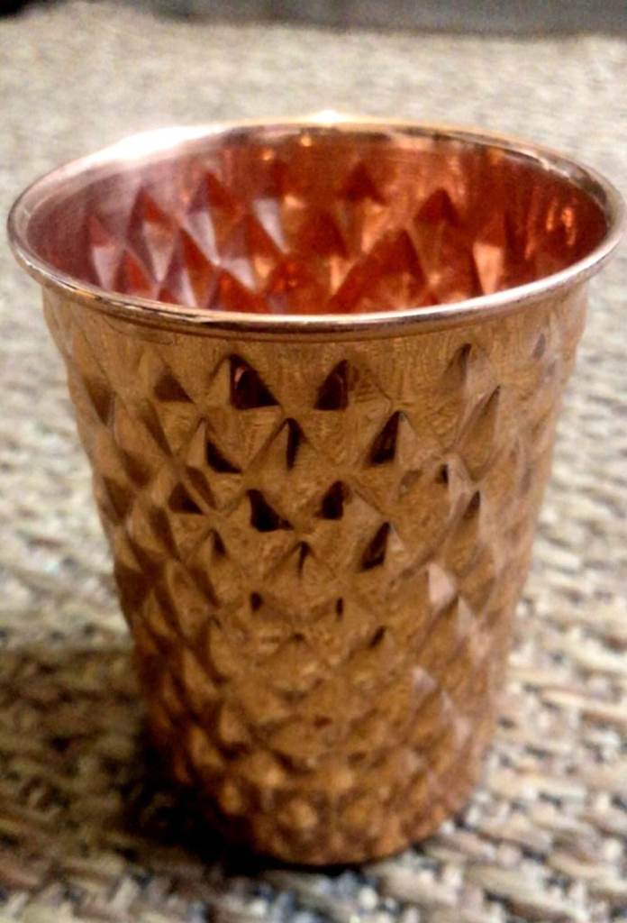 Pure Copper Cup — Tamra Jal Ayurvedic Water Cup Handmade