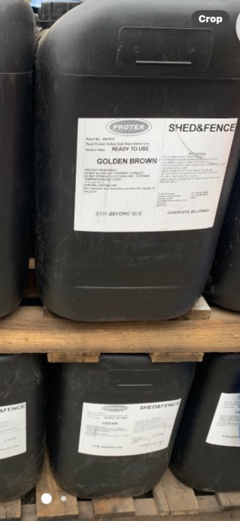 25L of protek shed paint