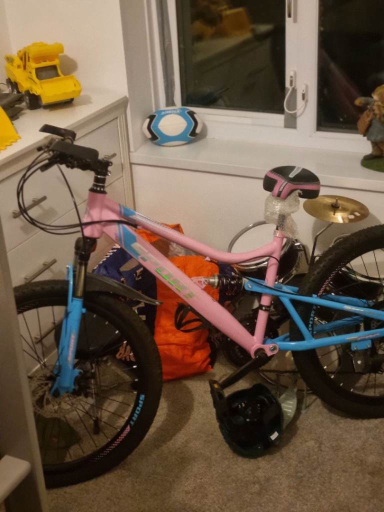 Kids Pink and Blue Mountain Bike - bran new