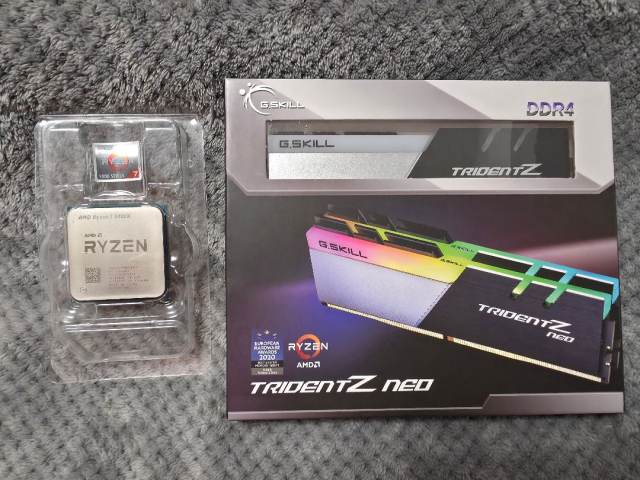 AMD Ryzen 7 5800X + 32GB G.Skill Trident Z Neo DDR4 3600 CL16 | in