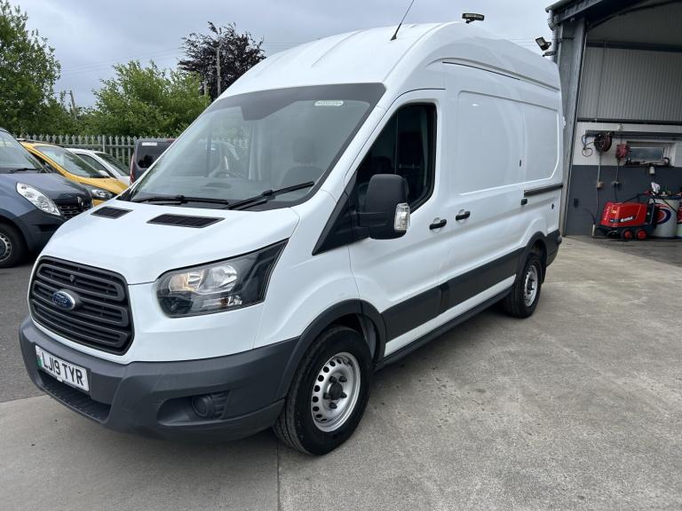FORD TRANSIT 350 2.0 TDCI 130BHP L2 H3 MWB HIGH ROOF AIR CON RACKING REAR LIFT W