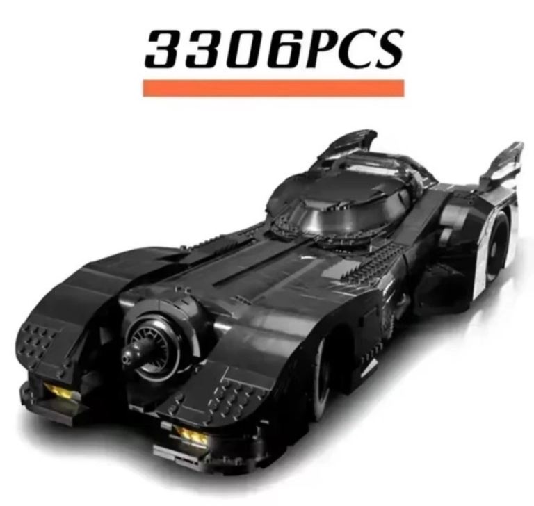 3306 Piece 1898 Batman Batmobile Building Block Set Brand New