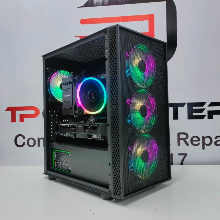 RTX 4070 High Spec Gaming Computer PC with 32GB RAM, Ryzen 5700X