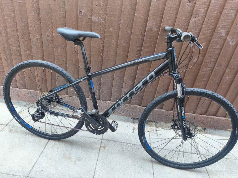 Carrera Hybrid Bike – Black, Good Condition
