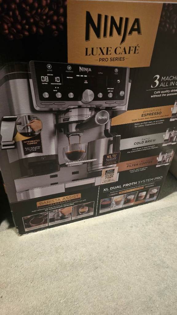 Ninja luxe cafe Pro espresso coffee machine 