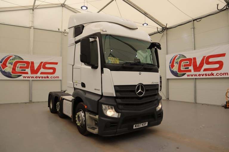 2018 (67 PLATE) Mercedes Benz ACTROS 2543 6x2 Euro 6 Tractor Units