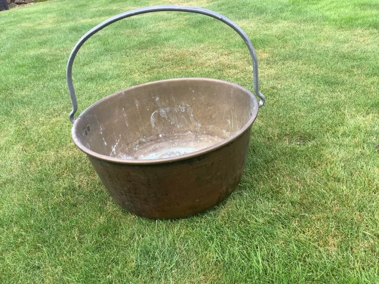 Victorian Jelly Pan with Cast Iron Handle : VGC