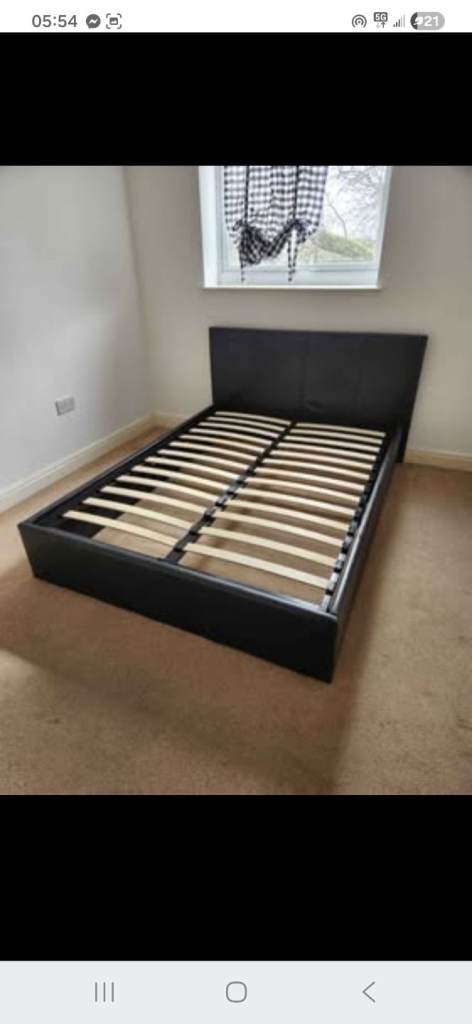 Double Ottoman Storage Bedframe for sale. Disassembled Ready for collection VGC.