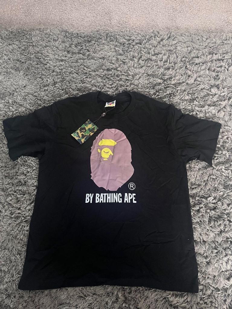 BAPE By Bathing Ape T-Shirt – Black, Brand New with Tags