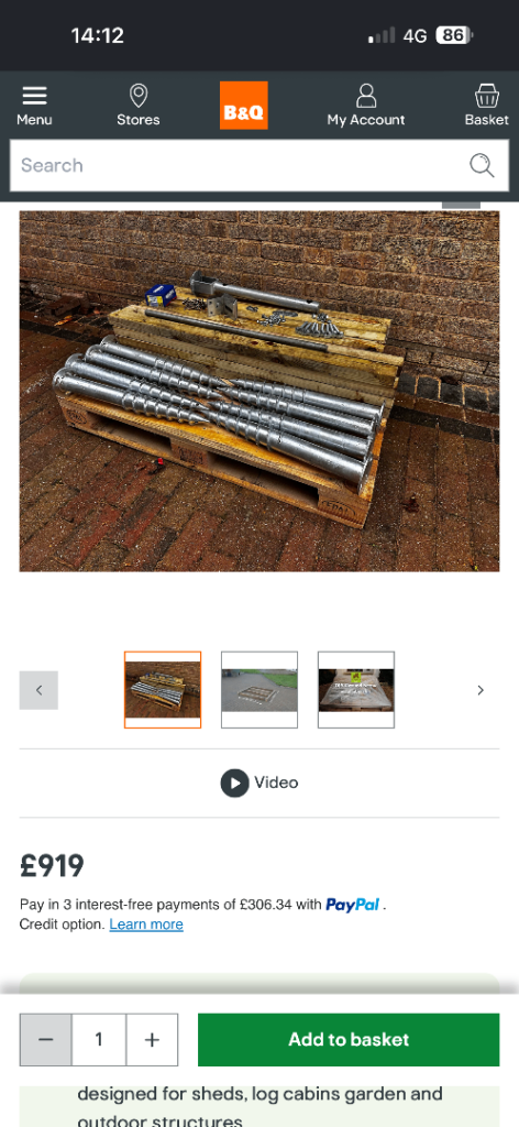 Radix Ground Screws make offers | in East Kilbride, Glasgow | Gumtree