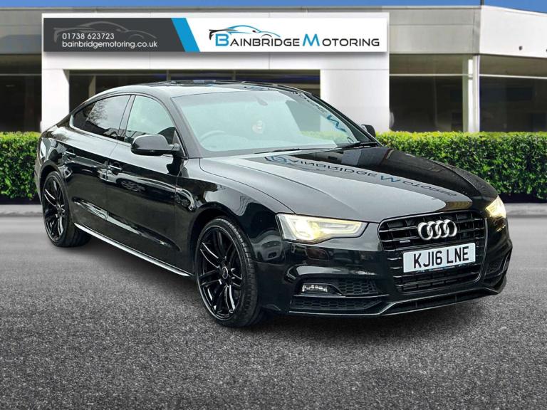 2016 Audi A5 3.0 A5 Sportback Black Edition+ TDI Quattro Semi-Auto 4WD 5dr Coupe Diesel Automatic