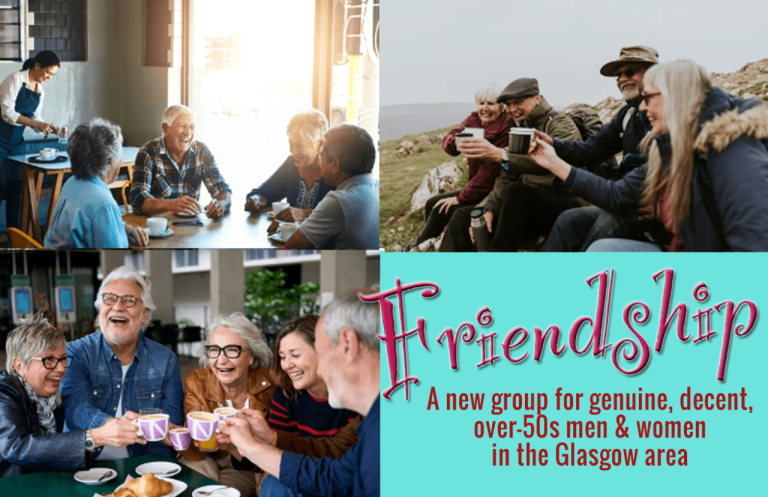 New Friendship Group for Genuine Men & Women over 50